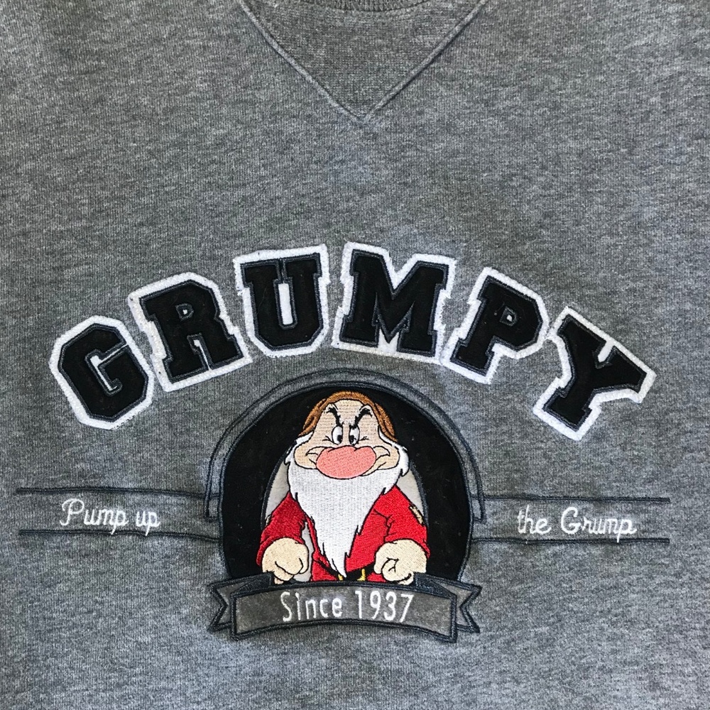 Grumpy Walt Disney World Sweatshirt Men's Medium - Picture 2 of 4